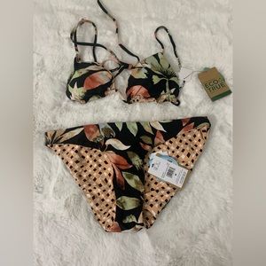 Volcom Tropic Rush triangle bikini set